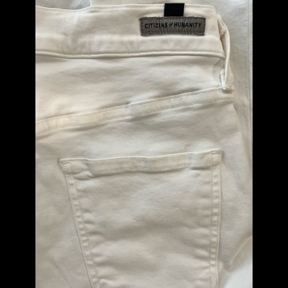 Citizens Of Humanity rocket crop high rise white jean size 27 - Picture 5 of 6